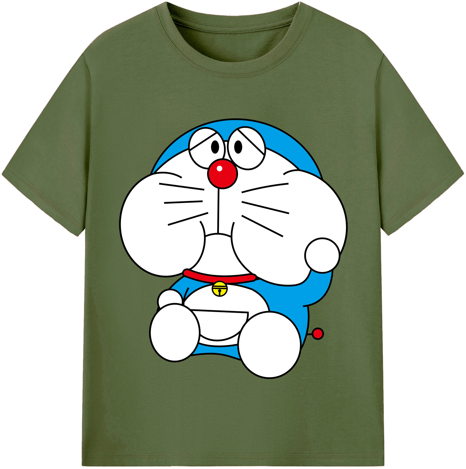 （画像用） ドラえもん Doraemon 綿100％半袖Tシャツ（フロントプリント）